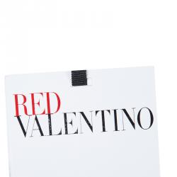 Pre Owned RED Valentino Black Ruffle Neck Top M