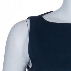 Pre Owned RED Valentino Navy Ruffle Dress M