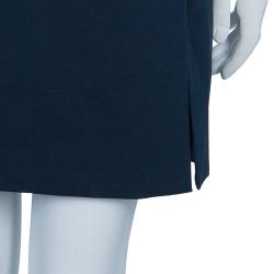 Pre Owned RED Valentino Navy Ruffle Dress M