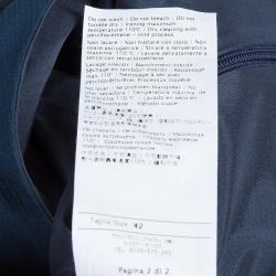 Pre Owned RED Valentino Navy Ruffle Dress M