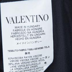 Pre Owned RED Valentino Black Bow Detail Sleeveless Dress M