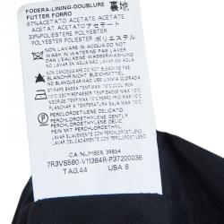 Pre Owned RED Valentino Black Bow Detail Sleeveless Dress M