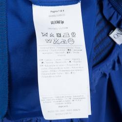 Pre Owned RED Valentino Blue Gathered Bustier Midi Dress S