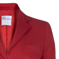 Red Valentino Red Skirt Suit S