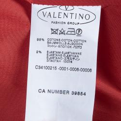 Red Valentino Red Skirt Suit S
