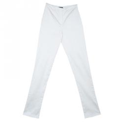 Reem Acra Cream Silk Pants S
