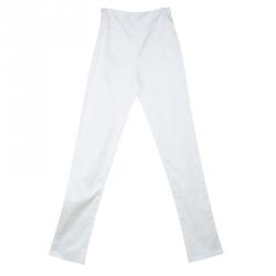 Reem Acra Cream Silk Pants S