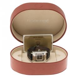 Roberge Black Stainless Steel Pégase Quantième Women's Wristwatch 32MM