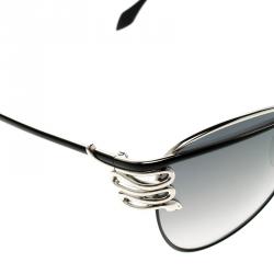 Pre Owned نظارة شمسية روبرتو كافالي 722S مورورا أفياتور سوداء