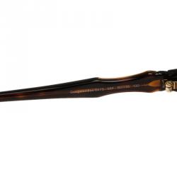 Pre Owned نظارة شمسية روبرتو كافالي بوغينفيليا بني غامق مربعة