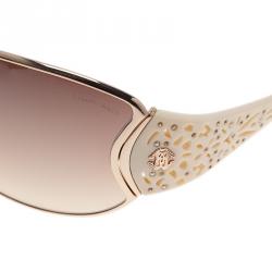 Pre Owned Roberto Cavalli Cream Alcyone Sunglasses