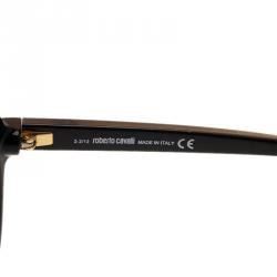 Pre Owned Roberto Cavalli Brown Maria Round Sunglasses