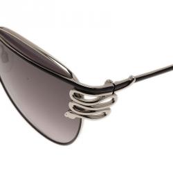 مملوكة مسبقًا Roberto Cavalli Silver Mururoa Sunglasses