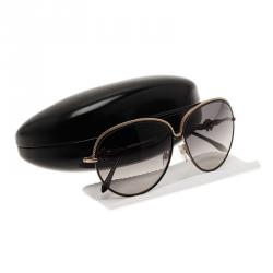 Pre Owned Roberto Cavalli Black Tureia Aviators