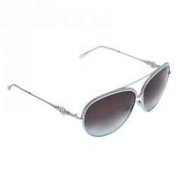 Pre Owned Roberto Cavalli White Tureia Aviators
