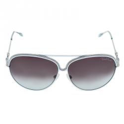 Pre Owned Roberto Cavalli White Tureia Aviators