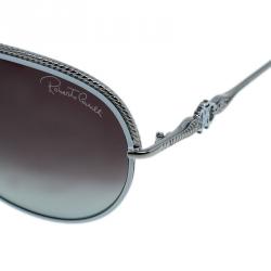 Pre Owned Roberto Cavalli White Tureia Aviators