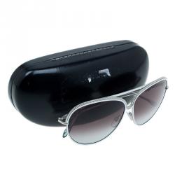 Pre Owned Roberto Cavalli White Tureia Aviators