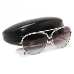 Pre Owned Roberto Cavalli White Tureia Aviators