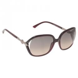 Pre Owned Roberto Cavalli Purple Edera Square Sunglasses