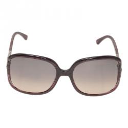 Pre Owned Roberto Cavalli Purple Edera Square Sunglasses