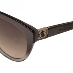 Pre Owned Roberto Cavalli Grey Albaldah Cat Eye Sunglasses