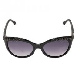 Pre Owned Roberto Cavalli Black Acubens Cat Eye Sunglasses
