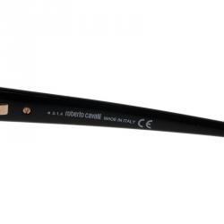 Pre Owned Roberto Cavalli Black Acubens Cat Eye Sunglasses