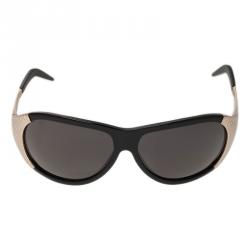 Pre Owned Roberto Cavalli Black and Gold Antigone Sunglasses