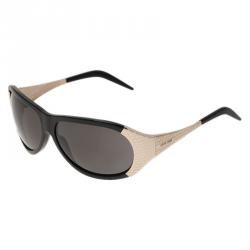 Pre Owned Roberto Cavalli Black and Gold Antigone Sunglasses