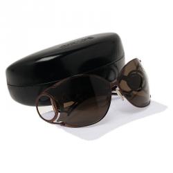 مملوكة مسبقًا Roberto Cavalli Brown Zircone Sunglasses
