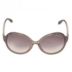 Pre Owned نظارة شمسية روبرتو كافالي رصاصي ماريا مستديرة