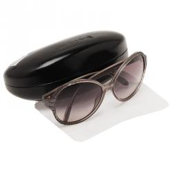 Pre Owned نظارة شمسية روبرتو كافالي رصاصي ماريا مستديرة