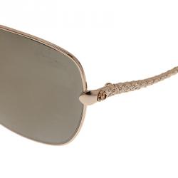 Pre Owned Roberto Cavalli Gold Agena Sunglasses