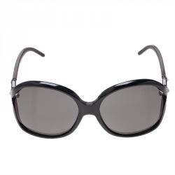 مملوكة مسبقًا Roberto Cavalli Black 674S Fly Sunglasses
