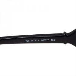 مملوكة مسبقًا Roberto Cavalli Black 674S Fly Sunglasses