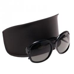 مملوكة مسبقًا Roberto Cavalli Black 674S Fly Sunglasses