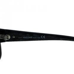 مملوكة مسبقًا Roberto Cavalli Black Alloro Metal Accented Butterfly Sunglasses