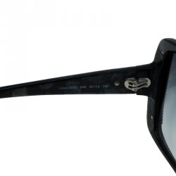 مملوكة مسبقًا Roberto Cavalli Black Alloro Metal Accented Butterfly Sunglasses