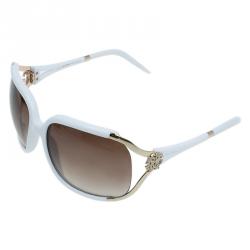 Pre Owned Roberto Cavalli White Talisia Sunglasses