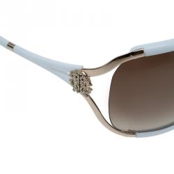 Pre Owned Roberto Cavalli White Talisia Sunglasses