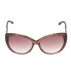 Pre Owned نظارة شمسية روبرتو كافالي كورومبا بني