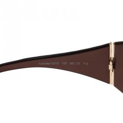 Roberto Cavalli Metallic Brown Anticlea Wrap Around Sunglasses