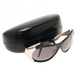 Roberto Cavalli Black and Gold Antigone Sunglasses