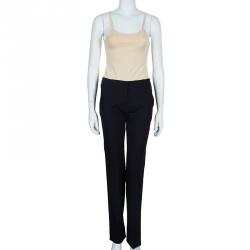 Pre Owned Roberto Cavalli Black Pants S