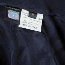 Pre Owned Roberto Cavalli Black Pants S