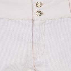 Pre Owned Roberto Cavalli Blush Pink Denim Shorts M