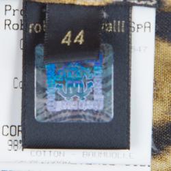 Pre Owned Roberto Cavalli Blush Pink Denim Shorts M