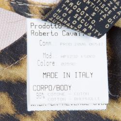 Pre Owned Roberto Cavalli Blush Pink Denim Shorts M