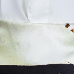 Pre Owned تنورة ماكسي روبرتو كافالي حرير مطبع متعدد الألوان غير متماثلة M